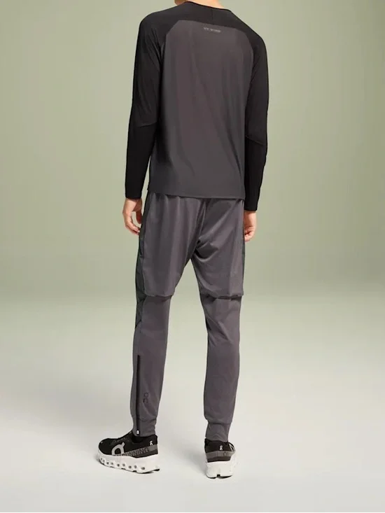 On Running Men’s Running Pants in Eclipse/Lead Size Medium Vented Track Pant - Picture 2 of 16